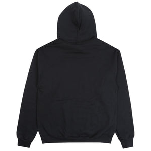 Warped Logo Hood- Black