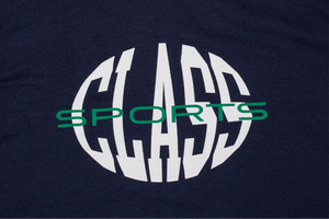Warped Logo Hood - Navy