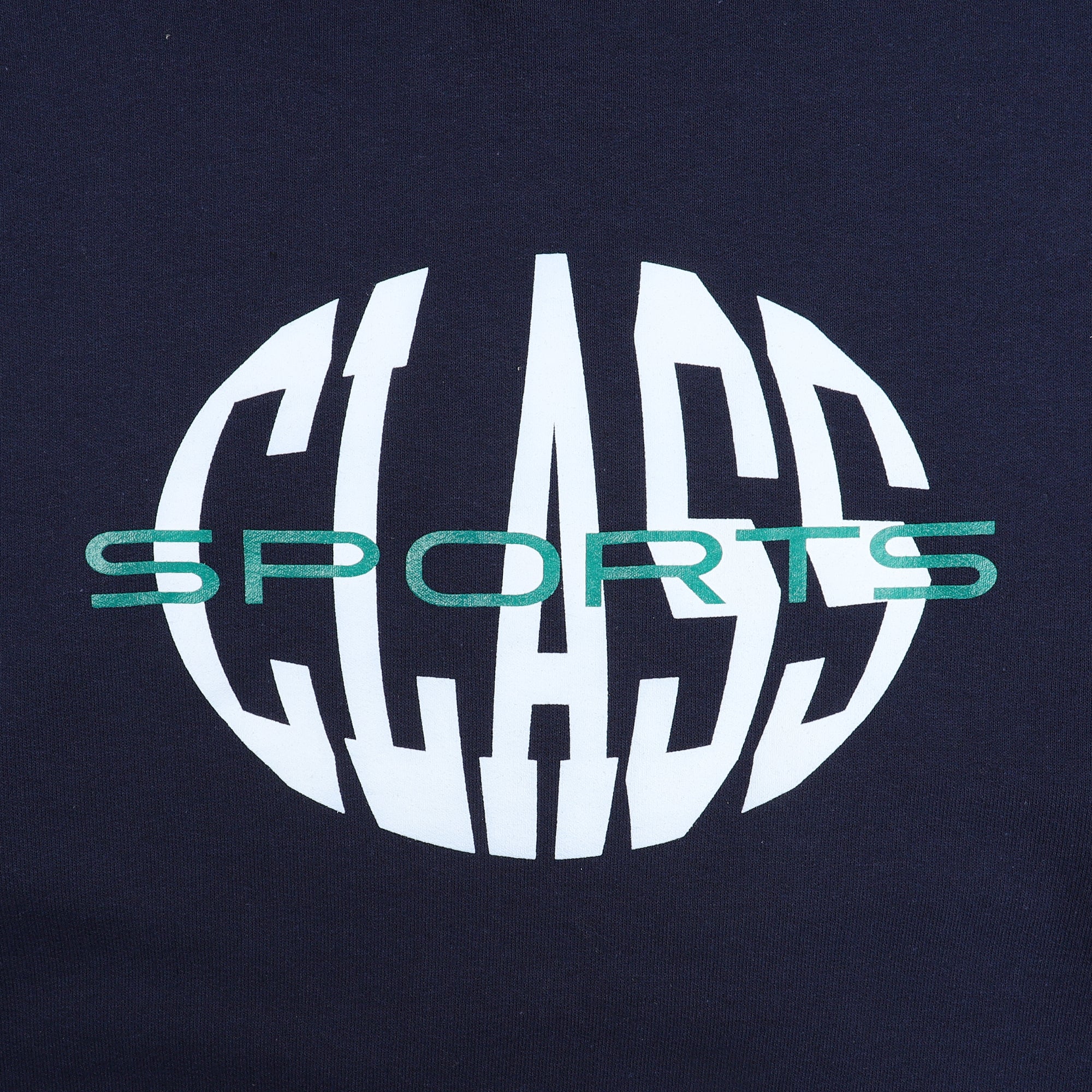 Warped Logo Hood- Black