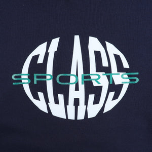 Warped Logo Hood- Black