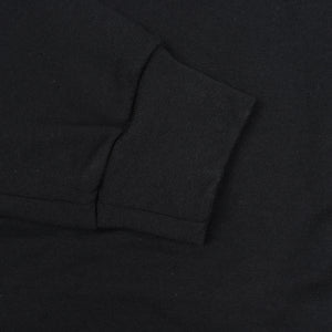Warped Logo Hood- Black