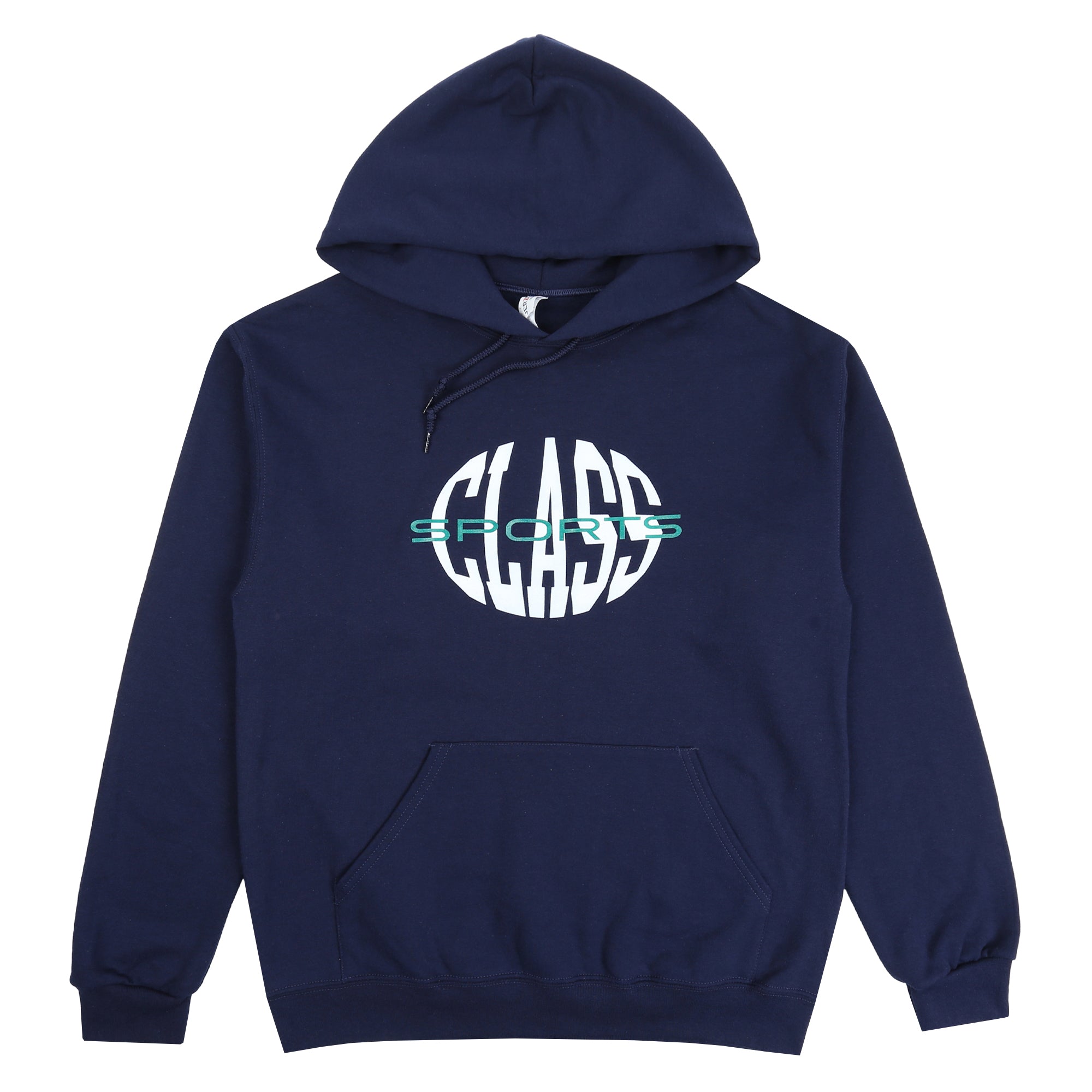 Warped Logo Hood - Navy